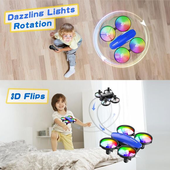 TOMZON A23 Mini Drone for Kids and Beginners - Blue - Picture 5 of 6